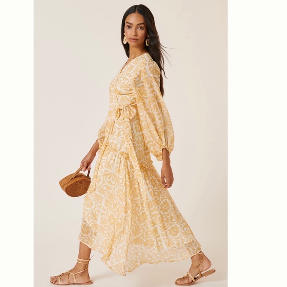 Anthropologie Dresses & Skirts - NWT Anthropologie Hutch Geo Wrap Maxi Dress size L